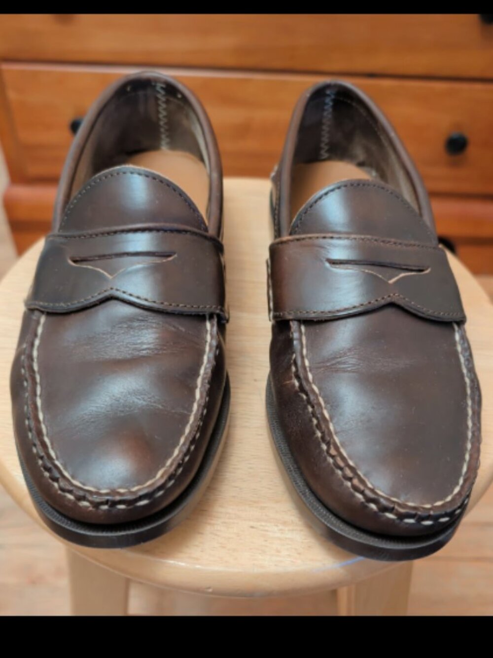 Rancourt & Co. Pinch Penny Loafers Heritage Brown Leather 9D